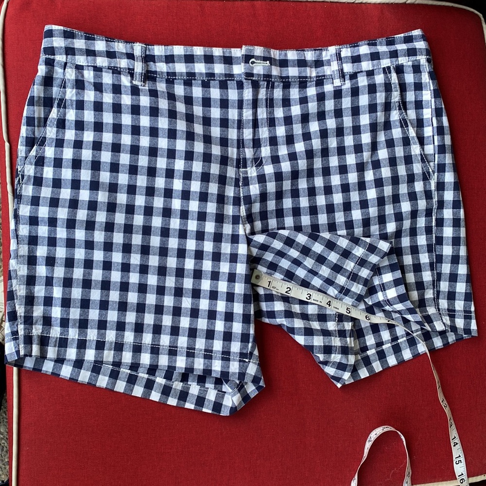 Gingham & White Bermuda Shorts - All 4 Pairs - Picture 12 of 15